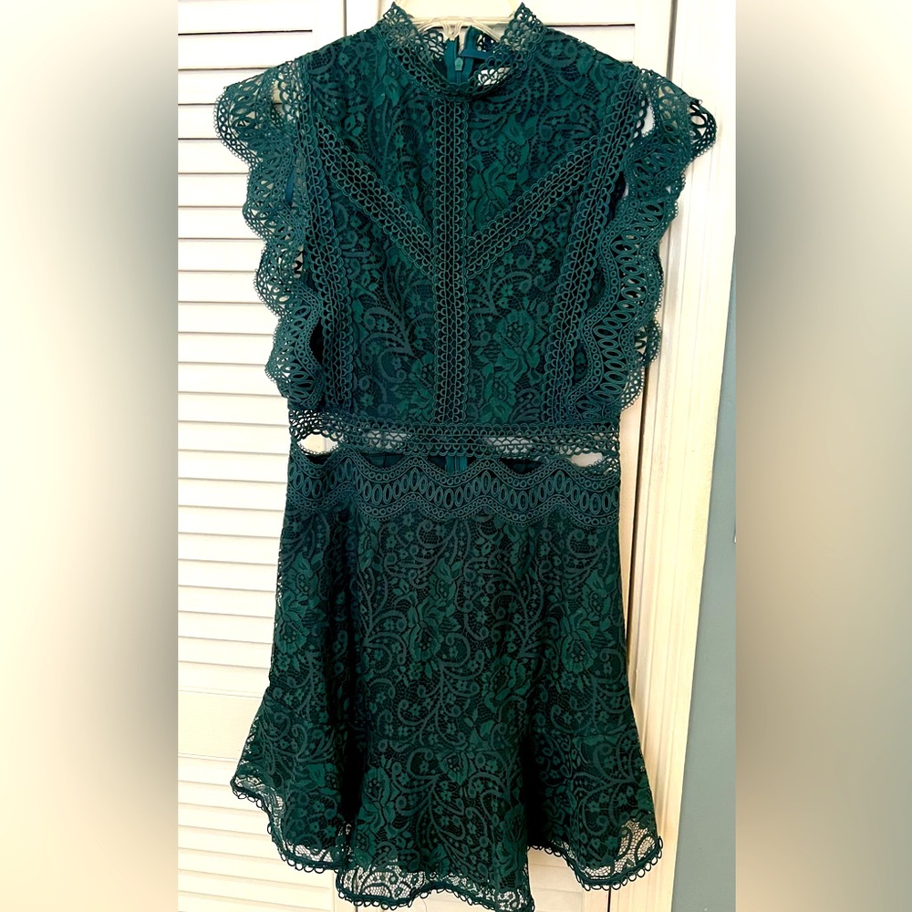 Beautiful green lace dress